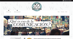 Desktop Screenshot of 30letras.com
